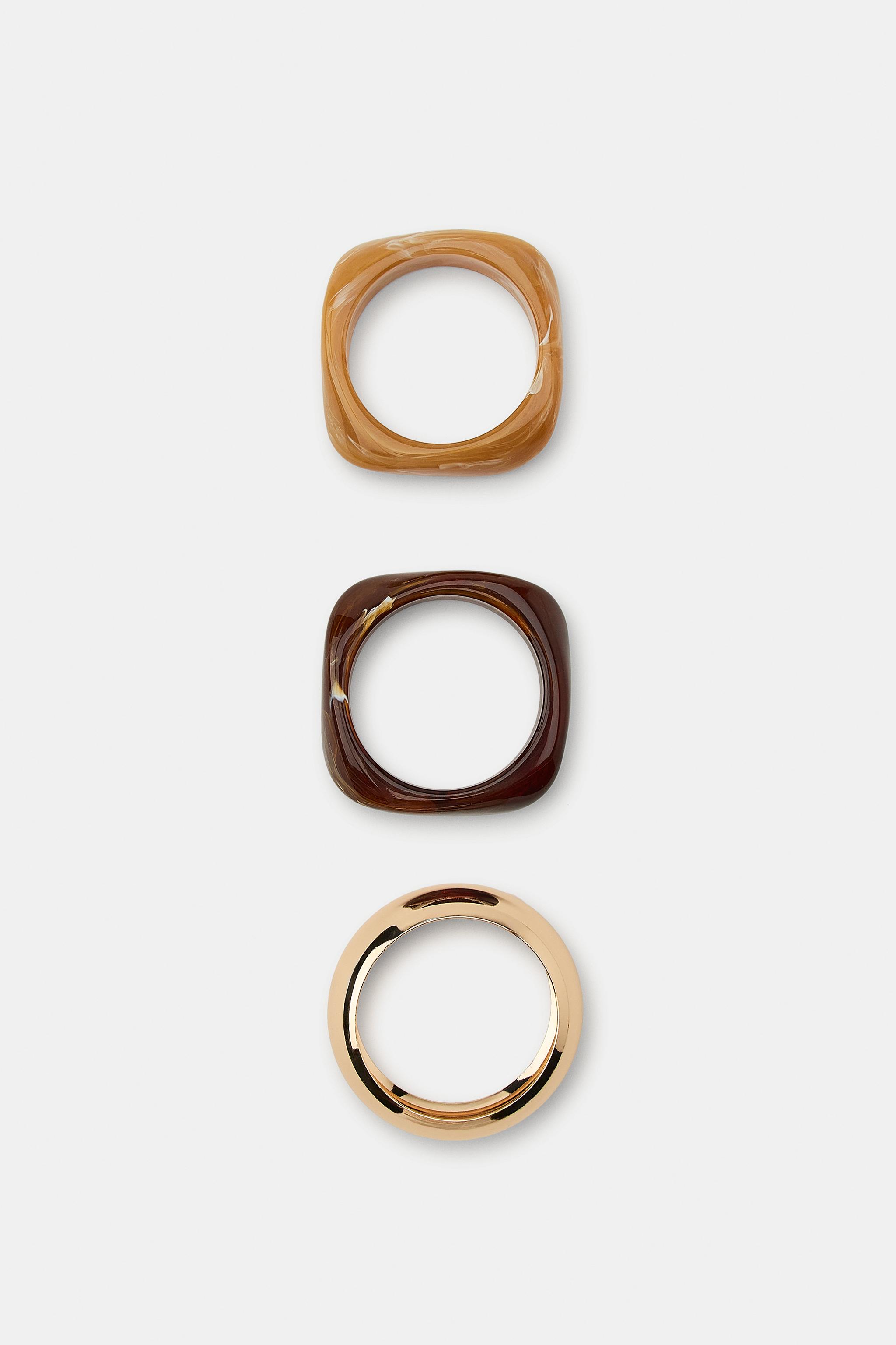 LOT DE 3 BRACELETS RIGIDES